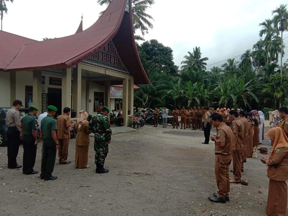 Kegiatan APEL Gabungan se Kecamatan Padang Sago di Nagari Batu Kalang
